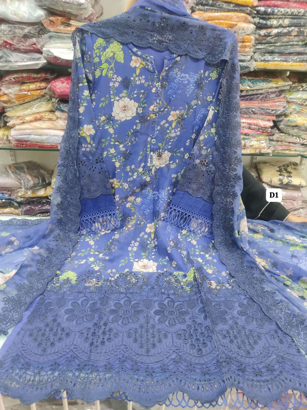 RTW Chikenkari Lawn Embeoidered Collection by Sadabahar